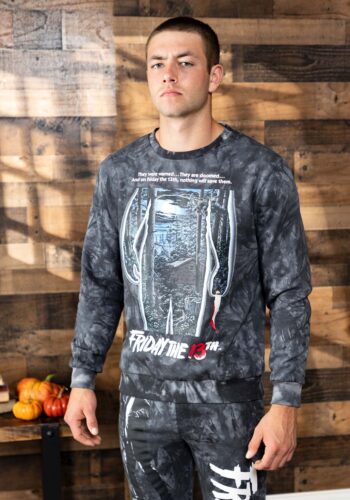 Cakeworthy Friday the 13th Tie Dye Crewneck for Adults