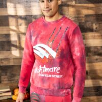 Cakeworthy Nightmare on Elm Street Tie Dye Crewneck for Adults