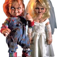 Cardboard People Advanced Graphics Chucky and His Bride Life Size Cardboard Cutout Standup - Bride of Chucky (1998 Film)