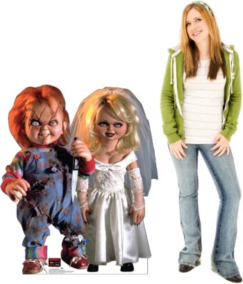 Cardboard People Advanced Graphics Chucky and His Bride Life Size Cardboard Cutout Standup - Bride of Chucky (1998 Film)