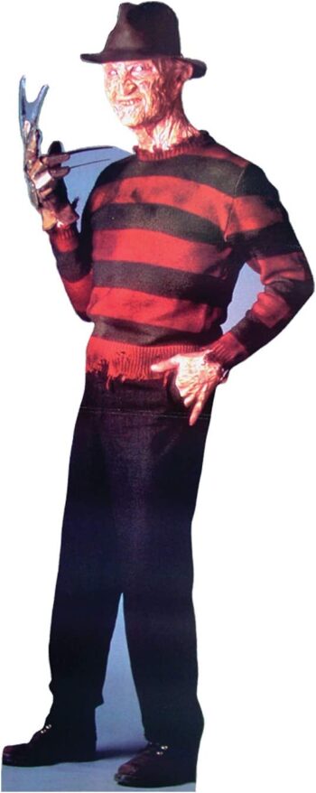 Cardboard People Advanced Graphics Freddy Krueger Life Size Cardboard Cutout Standup - A Nightmare on Elm Street