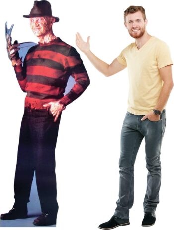 Cardboard People Advanced Graphics Freddy Krueger Life Size Cardboard Cutout Standup - A Nightmare on Elm Street