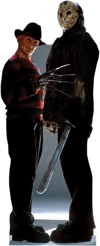 Cardboard People Advanced Graphics Freddy vs. Jason Life Size Cardboard Cutout Standup - Freddy vs. Jason (2003 Film)