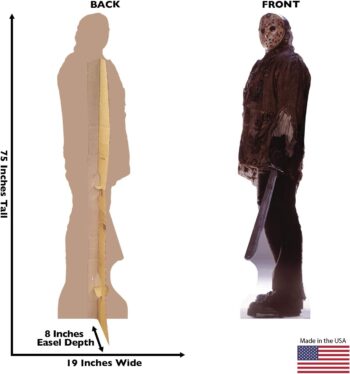 Cardboard People Advanced Graphics Jason Life Size Cardboard Cutout Standup - Friday The 13th