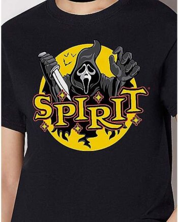 Ghost Face ® Spirit Halloween Logo T Shirt