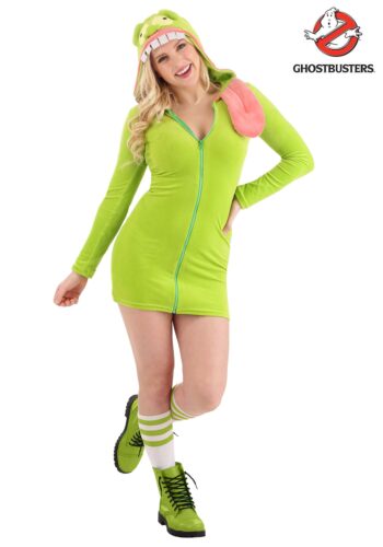 Ghostbusters Slimer Hoodie Women's Costume