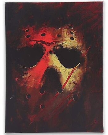 Jason Voorhees Mask Canvas - Friday the 13th