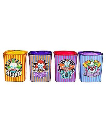 Killer Klowns from Outer Space Mini Glass Set 2 oz. - 4 Pack