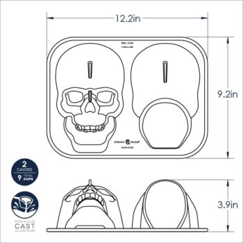 Nordic Ware Haunted Skull Pan