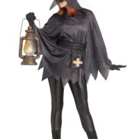 Plague Doctor Women's Poncho Costumes