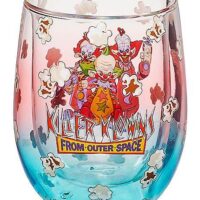 Popcorn Killer Klowns From Outer Space Stemless Wine Glass - 13 oz.