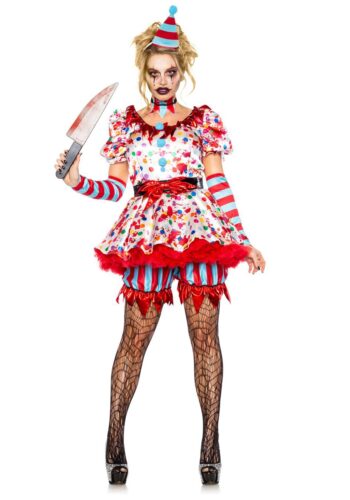 Scary Clown Costume for Women