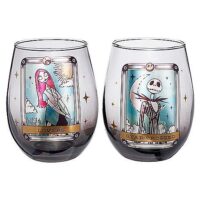 Star-Crossed Lovers Drinkware Set 2 Pack 20 oz. - The Nightmare Before Christmas