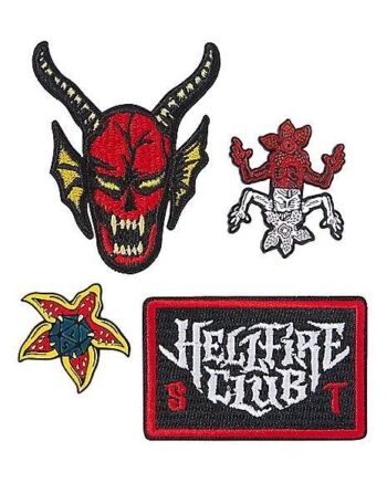 Stranger Things Patch and Pin Set