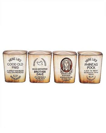 The Haunted Mansion Mini Glass Set - 4 Pack