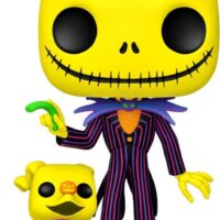 Funko Pop! Jumbo: The Nightmare Before Christmas - Jack and Zero (Blacklight), Multicolor, 10 inches, 63965