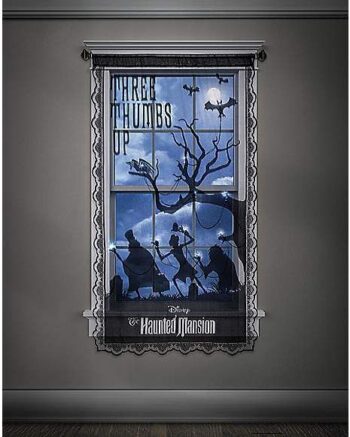 Three Thumbs Up Light-Up Lace Panel - The Haunted Mansion