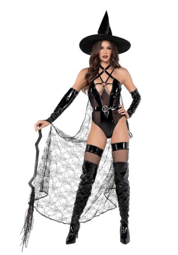 Women's Playboy Bunny Wicked Witch Sexy Costume