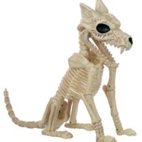 17.5-Inch Wolf Skeleton Decoration