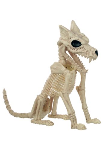 17.5-Inch Wolf Skeleton Decoration