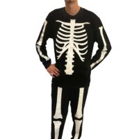 2 Piece Skeleton Jogger Sleep Set for Men
