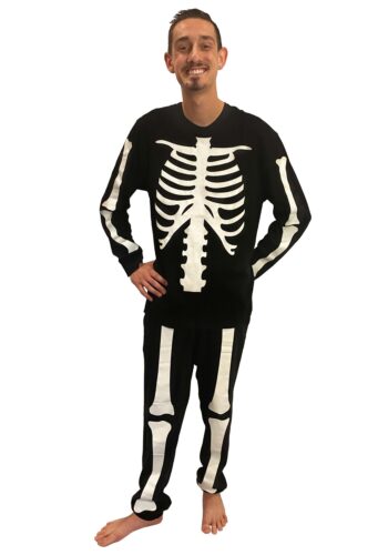 2 Piece Skeleton Jogger Sleep Set for Men