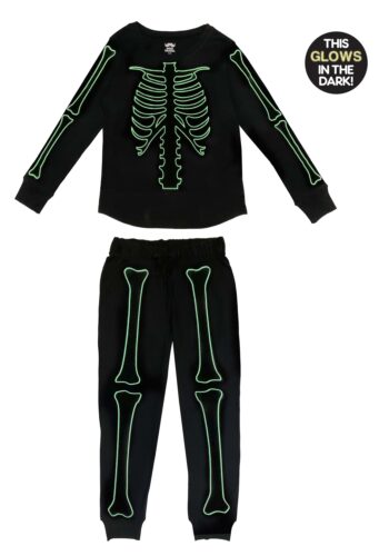 2 Piece Skeleton Jogger Sleep Set for Women