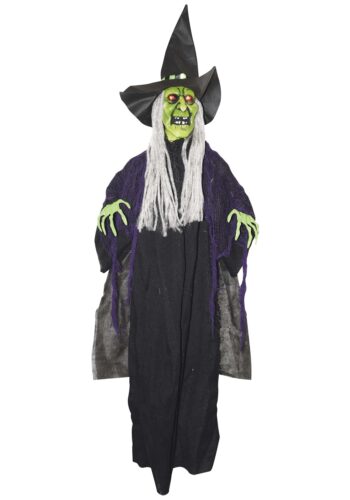 Animated Hanging Witch Prop