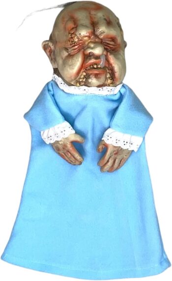 BABY STINKY PUPPET Creepy Realistic Mutant DOLL Halloween Prop Costume Accessory