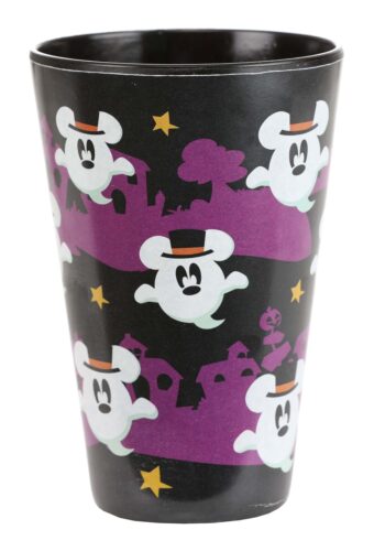 Disney Mickey Mouse Ghost Black Bamboo Tumblers 4 Piece Set