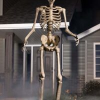 Giant 8 Foot Animated Skeleton Decoration