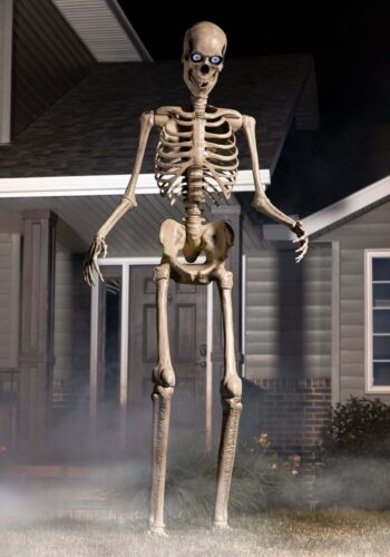 Giant 8 Foot Animated Skeleton Decoration