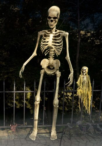 Giant 8 Foot Animated Skeleton Decoration