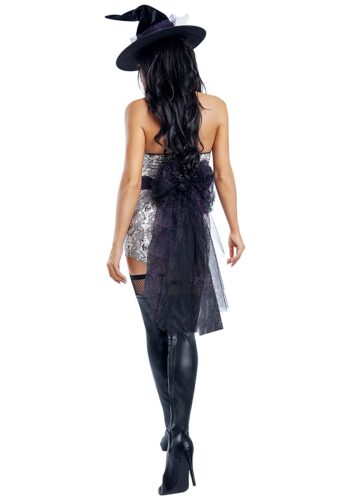 Gothic Elegance Witch Costume for Women