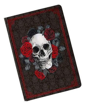 Gothic Noir Skull Journal