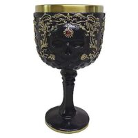 Gothic Skeleton Goblet - 13.5 oz.