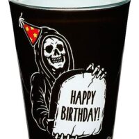 Grim Reaper Happy Birthday Shot Glass - 2 oz.