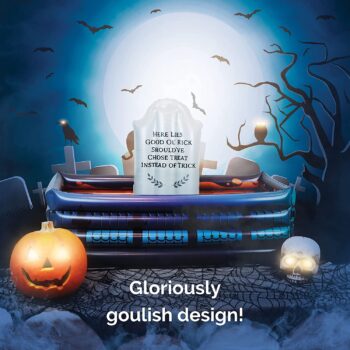 40" Inch Inflatable Graveyard Halloween Drink Cooler Party Beverage Holder - Drink Cooler and Ice Chest Perfect for Halloween Birthday Party - Inflables De Halloween Enfriador
