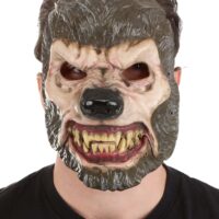 Jabbering Jaw Wolfman Mask for Adults