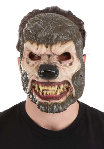 Jabbering Jaw Wolfman Mask for Adults