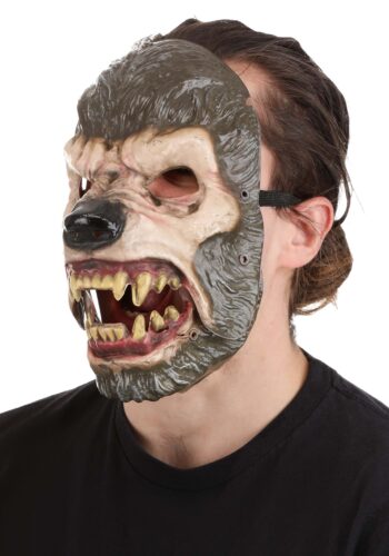 Jabbering Jaw Wolfman Mask for Adults