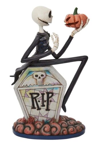 Jim Shore Nightmare Before Christmas Jack on Grave Figure