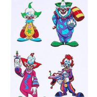 Killer Klowns from Outer Space Decal Set - 4 Pack