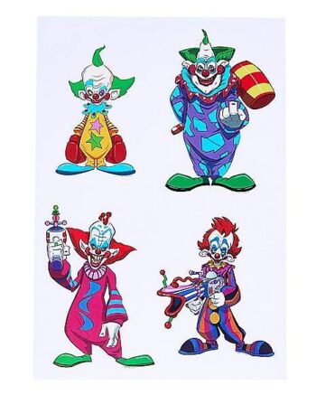 Killer Klowns from Outer Space Decal Set - 4 Pack