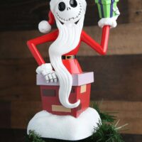 Nightmare Before Christmas Jack Skellington Santa Tree Topper