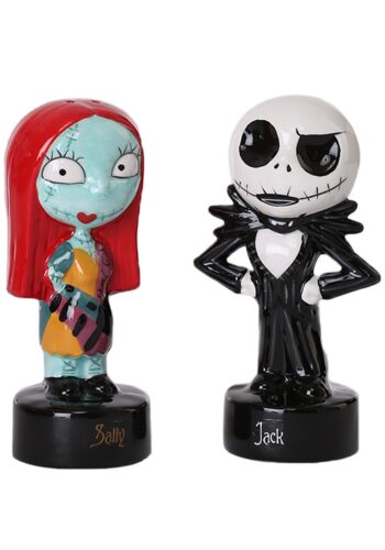 Nightmare Before Christmas Jack and Sally Salt & Pepper Set