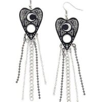 Ouija Chain Drop Dangle Earrings