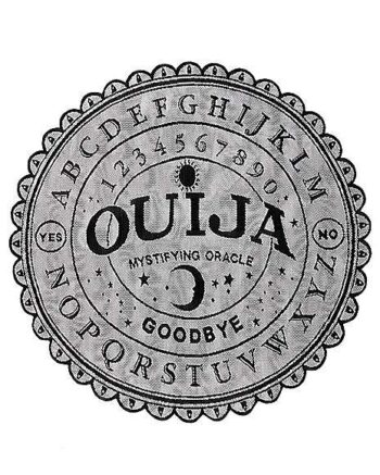 Round Ouija Board Tablecloth