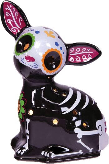 Scentsationals Day of The Dead Collection - Scented Wax Cube Warmer - Wax Fragrance Melter - Skull Wickless Electronic Home Air Freshener Gift (Paco)