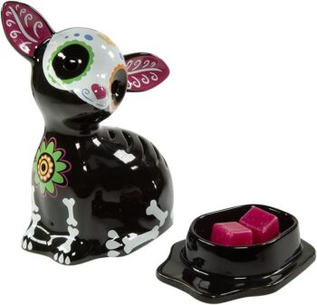 Scentsationals Day of The Dead Collection - Scented Wax Cube Warmer - Wax Fragrance Melter - Skull Wickless Electronic Home Air Freshener Gift (Paco)